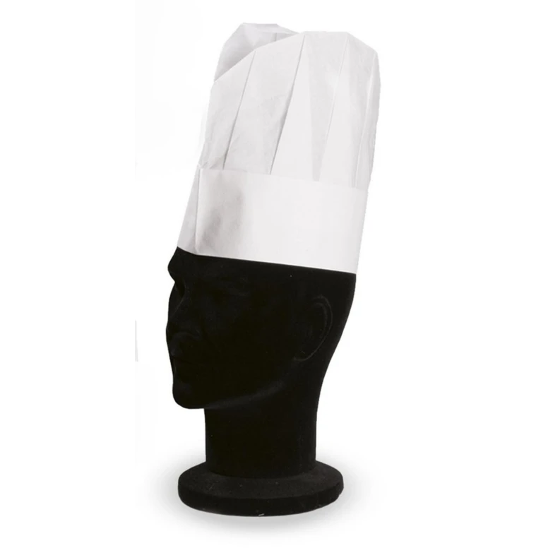 Gorro desechable de trabajo 100% Papel Chef Giblor's Toque 416/A