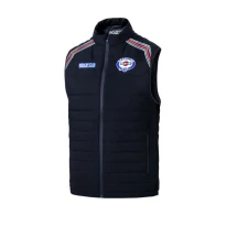 Chaleco de Trabajo Impermeable Multibolsillos Softshell con Cremallera Completa Frame Martini Racing Sparco 013050MR