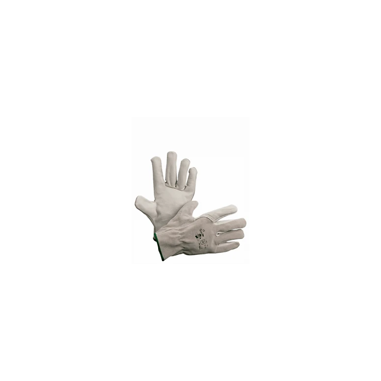 Guantes de trabajo en Piel de Flor con dorso de Crosta Bovina - EN 388
