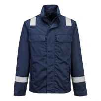 Chaqueta de Trabajo Multibolsillos Multi-norma Ignífuga Sin Metal Portwest FR609