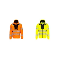 Sudadera de Trabajo de Alta Visibilidad con Capucha y Múltiples Bolsillos Portwest DX484