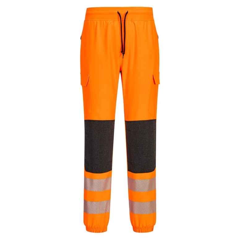 Pantalones de Trabajo Alta Visibilidad Multibolsillos Stretch Flexi Jogger Portwest KX346