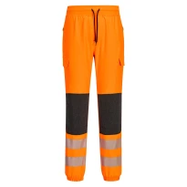 Pantalones de Trabajo Alta Visibilidad Multibolsillos Stretch Flexi Jogger Portwest KX346