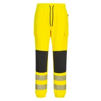 Pantalones de Trabajo Alta Visibilidad Multibolsillos Stretch Flexi Jogger Portwest KX346