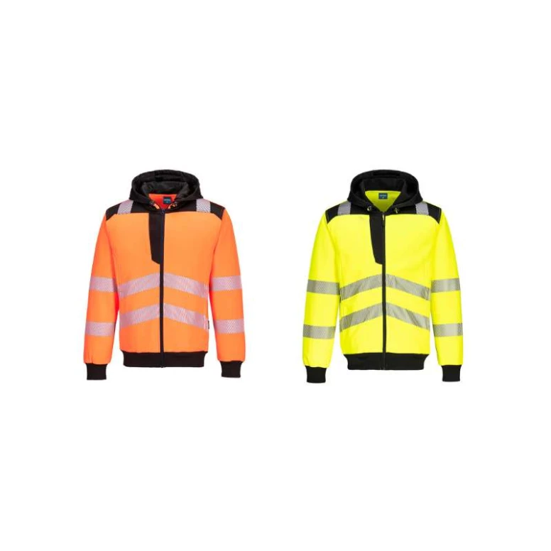 Sudadera de Trabajo de Alta Visibilidad con Múltiples Bolsillos y Capucha Portwest PW327