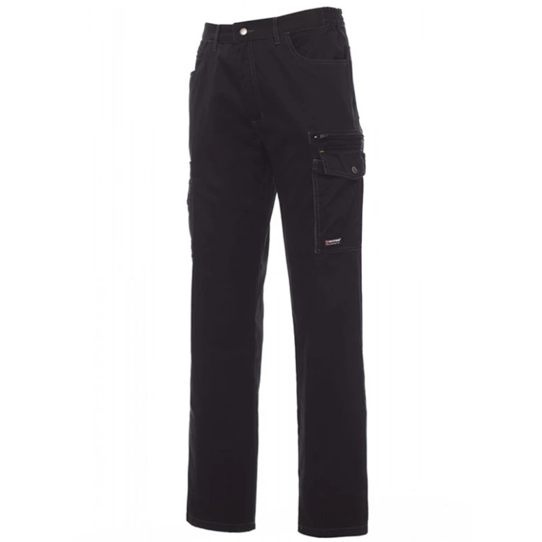 Liquidación total-Pantalones de trabajo Multibolsillos de algodón con triple costura Texas - Payper AY 7338 Talla L marino royal