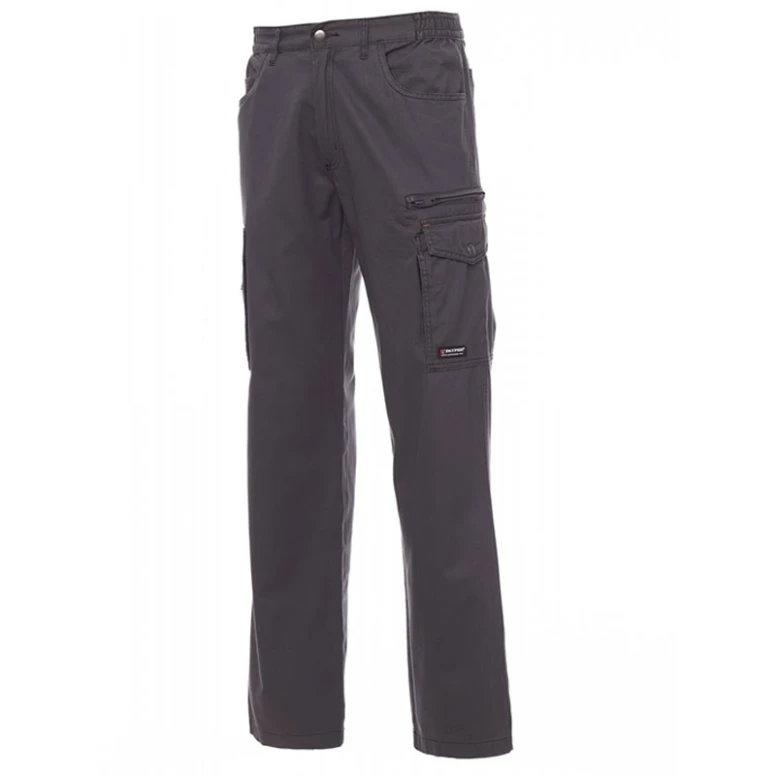 Liquidación total-Pantalones de trabajo Multibolsillos de algodón con triple costura Texas - Payper AY 7338 Talla L marino royal