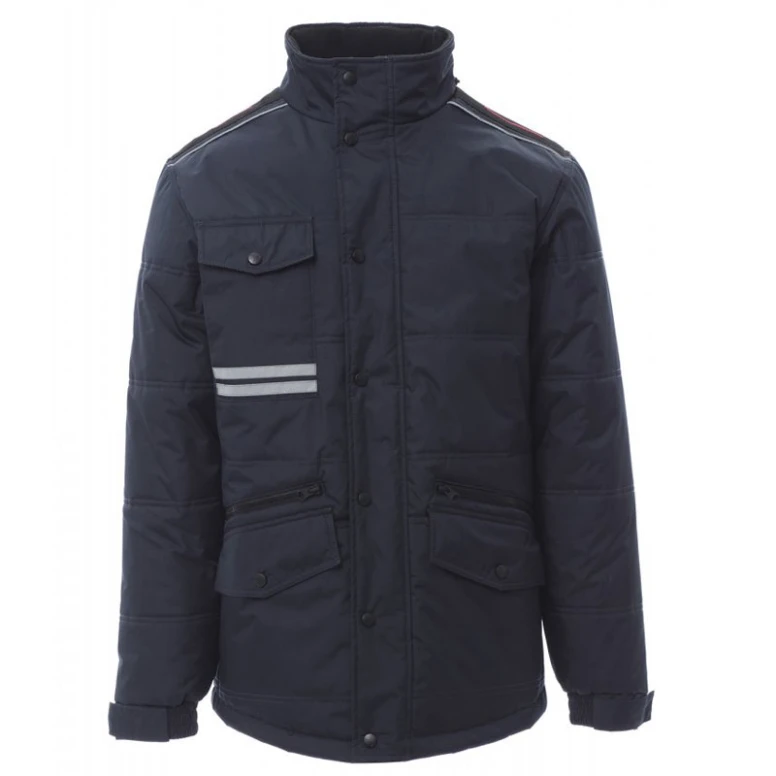 Liquidación total-Cazadora de trabajo multibolsillos 3/4 interior acolchado Fighter FX Mid - Payper Talla 2XL marino/royal