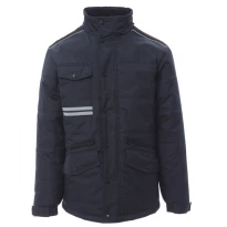 Liquidación total-Cazadora de trabajo multibolsillos 3/4 interior acolchado Fighter FX Mid - Payper Talla 2XL marino/royal