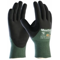 12 Pares - Guantes de trabajo ATG Maxicut Oil en nitrilo 44-305