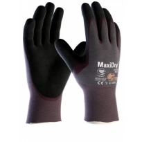 12 Pares - Guantes de Trabajo ATG Maxidry de Nitrilo 56-424