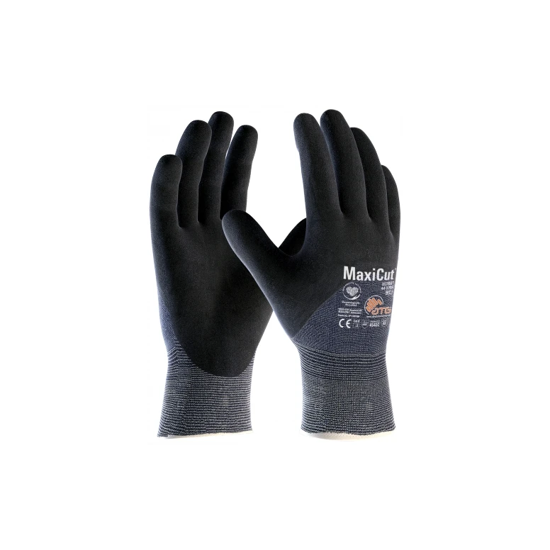 12 Pares - Guantes de Trabajo ATG Maxicut Ultra de Nitrilo 44-3755