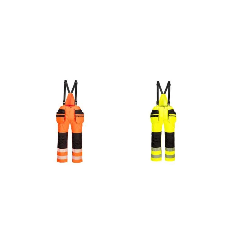 Peto de Trabajo de Alta Visibilidad con Múltiples Bolsillos e Impermeable Portwest PW356