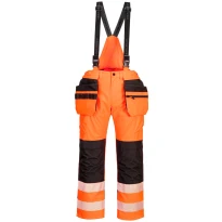 Peto de Trabajo de Alta Visibilidad con Múltiples Bolsillos e Impermeable Portwest PW356 2