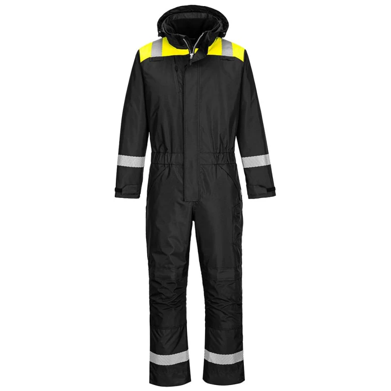 Mono de Trabajo de Alta Visibilidad con Múltiples Bolsillos e Impermeable Portwest PW353