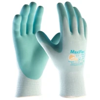 12 Pares - Guantes de Trabajo ATG Maxiflex Active de Nitrilo 34-824