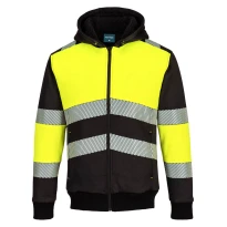 Sudadera de Trabajo Alta Visibilidad con Capucha Invernal Portwest PW377
