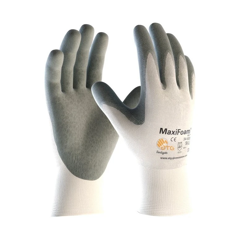 12 Pares - Guantes de Trabajo ATG Maxifoam en Nitrilo 34-600