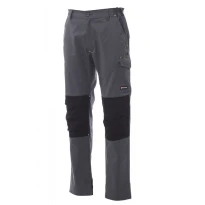 Liquidación total -Pantalón de trabajo Worker Tech Multibolsillos Multisaison rodilleras - Payper AY 7309 Talla 3XL negro/negro