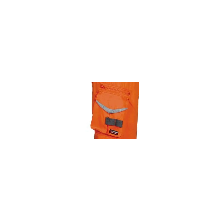 Liquidación total - Pantalones de trabajo Alta Visibilidad Multibolsillos Cofra Blinding V078-0-00 Talla 56 Amarillo antracita
