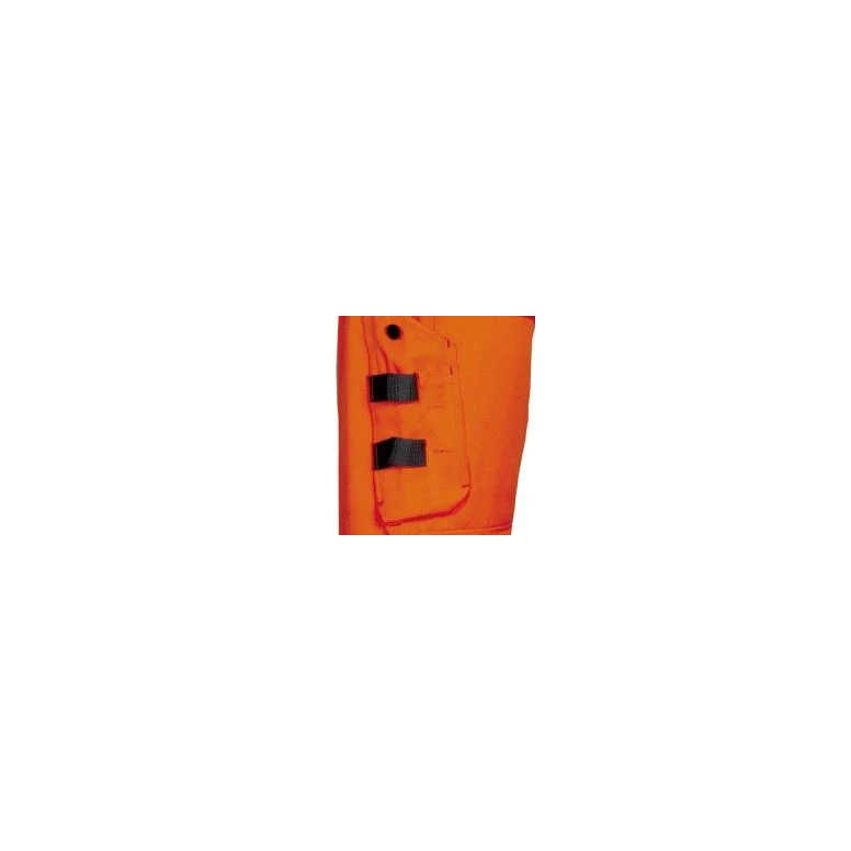 Liquidación total - Pantalones de trabajo Alta Visibilidad Multibolsillos Cofra Blinding V078-0-00 Talla 56 Naranja antracita