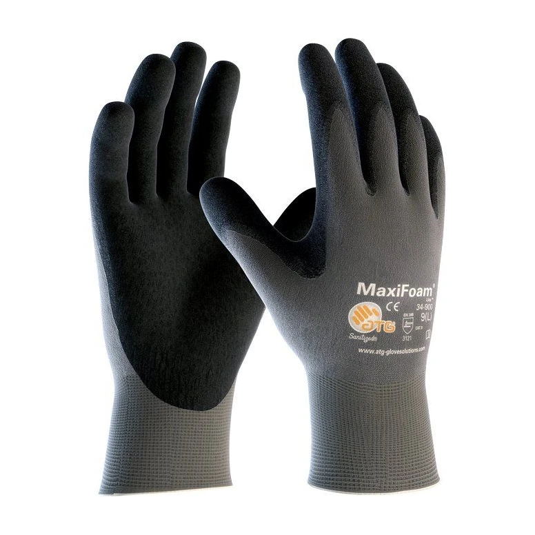 Guantes de trabajo ATG Maxifoam de nitrilo 34-900