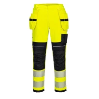 Pantalones de Trabajo Alta Visibilidad Multibolsillos Multi-normas Ignífugos Stretch Portwest FR407