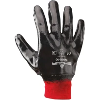 Guantes Showa 7000 Antiabrasión | Algodón Jersey recubiertos de Nitrilo SH7000