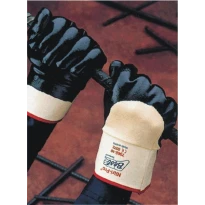Guantes Showa 7066 en Nitrilo Antiabrasión con puño reforzado SH7066