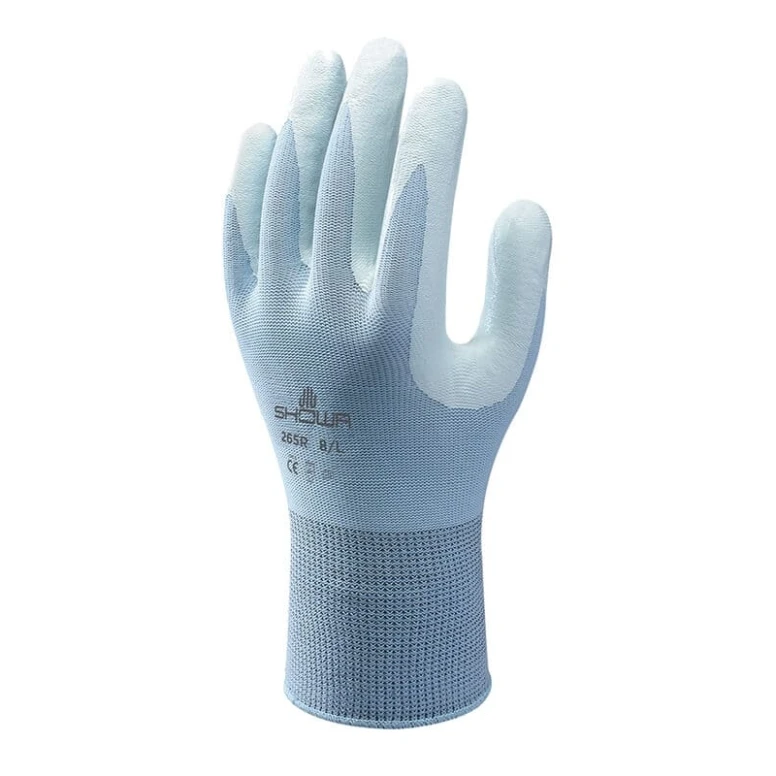 10 Pares - Guantes Showa 265r recubiertos de nitrilo sh265r