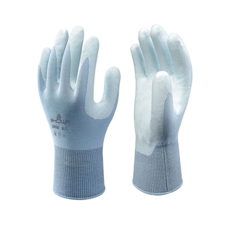 10 Pares - Guantes Showa 265r recubiertos de nitrilo sh265r