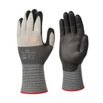 12 Pares - Guantes Showa 381 recubiertos de Nitrilo sh381