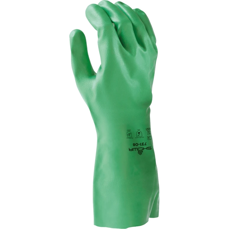 12 Pares - Guantes Showa 731 EBT de Nitrilo BIODEGRADABLES sh731