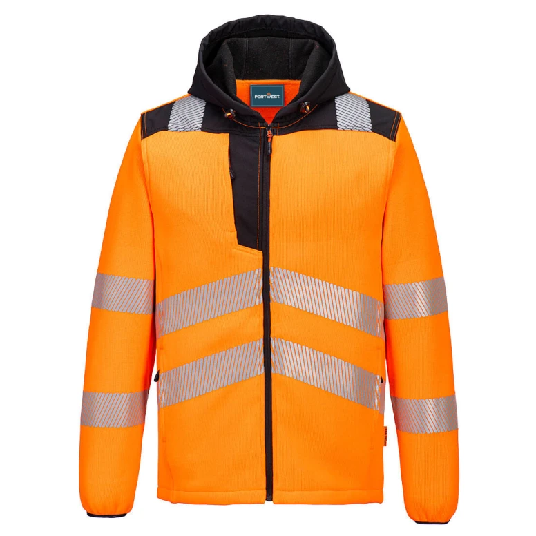 Chaqueta de Trabajo Alta Visibilidad Multibolsillos con Capucha Portwest PW335