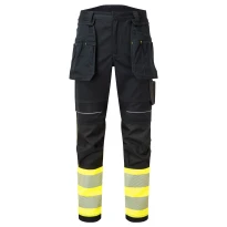 Pantalones de Trabajo Alta Visibilidad Multibolsillos Ignífugos Stretch Portwest FR416