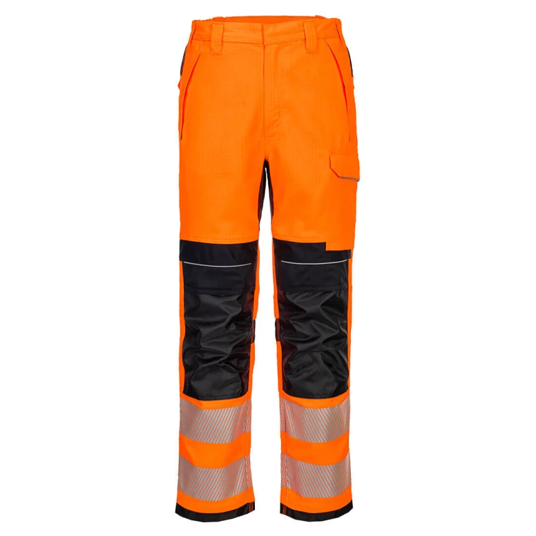 Pantalones de Trabajo Alta Visibilidad Multibolsillos Portwest FR414