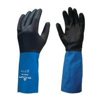 10 Pares - Guantes Showa CHM en Látex/Neopreno contra los riesgos químicos shCHM