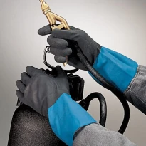10 Pares - Guantes Showa CHM en Látex/Neopreno contra los riesgos químicos shCHM