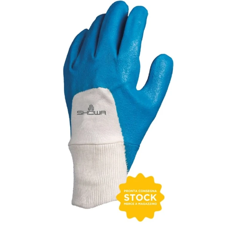 Guante Showa 4400 Antiaceite / Antiabrasión recubierto en Nitrilo sh4400