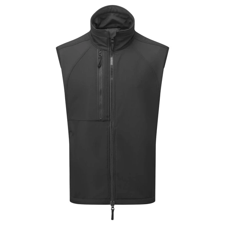 Chaleco de Trabajo Multibolsillos Softshell Cortavientos Impermeable Portwest CD876