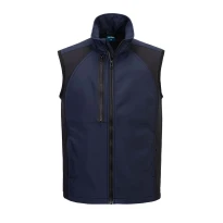 Chaleco de Trabajo Multibolsillos Softshell Cortavientos Impermeable Portwest CD876