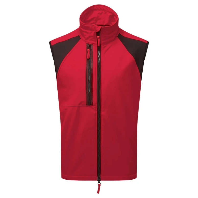 Chaleco de Trabajo Multibolsillos Softshell Cortavientos Impermeable Portwest CD876