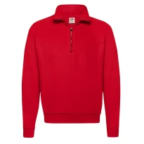 Sudadera de trabajo Fruit of The Loom con cuello con cremallera y cinta Classic FR621140