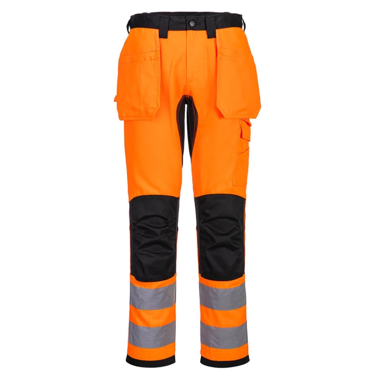 Pantalón de Trabajo de Alta Visibilidad Multibolsillos Stretch Portwest CD889