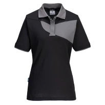 Polo de Trabajo Transpirable Metalfree para Mujer Portwest PW219 2