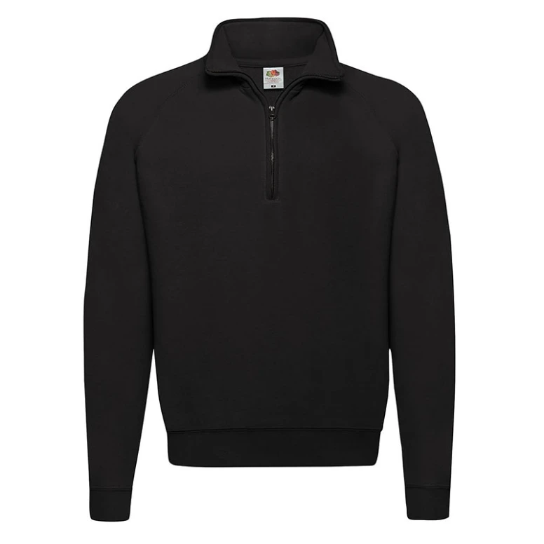 Sudadera de trabajo Fruit of The Loom con cuello con cremallera y cinta Classic FR621140