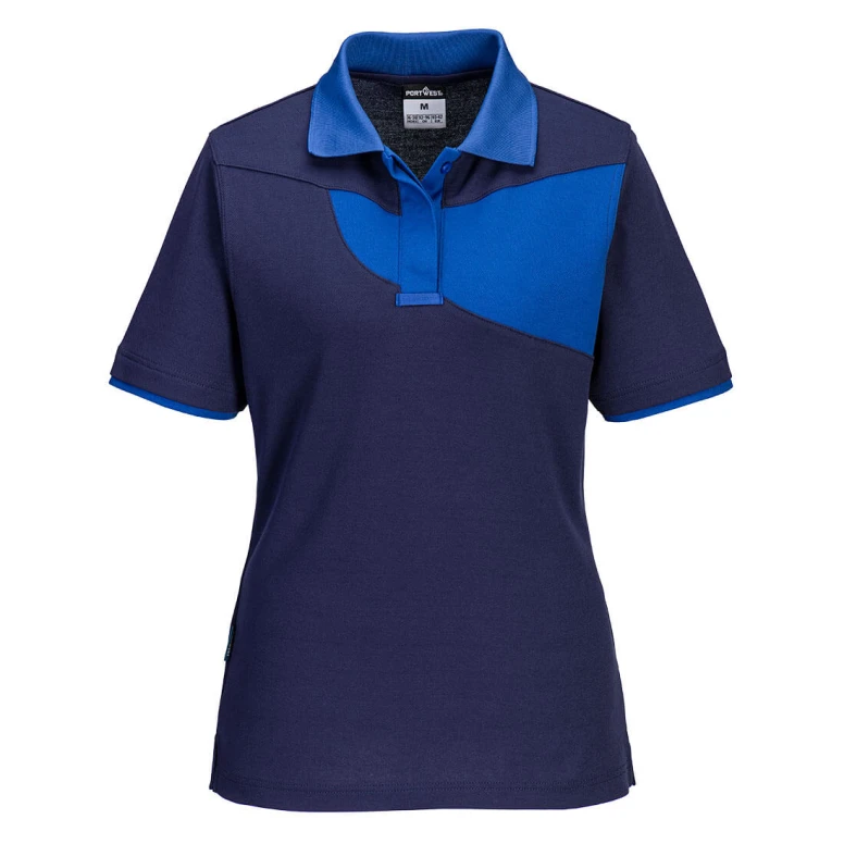 Polo de Trabajo Transpirable Metalfree para Mujer Portwest PW219