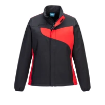 Chaqueta Softshell de Trabajo Impermeable Cortaviento Multibolsillos Metalfree para Mujer Portwest PW278