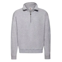Sudadera de trabajo Fruit of The Loom con cuello con cremallera y cinta Classic FR621140