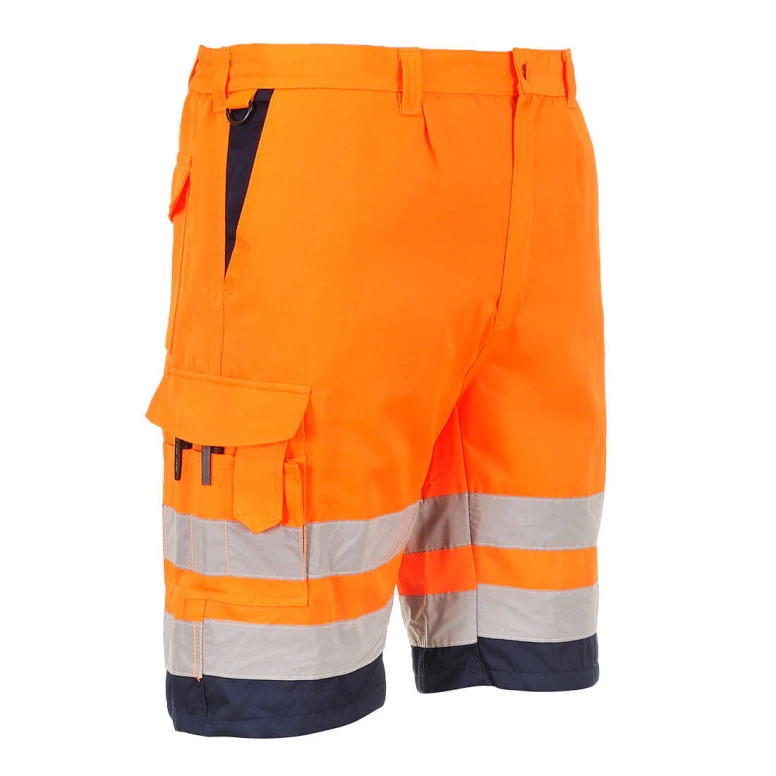 Bermuda de Trabajo Alta Visibilidad Multibolsillos Portwest L043